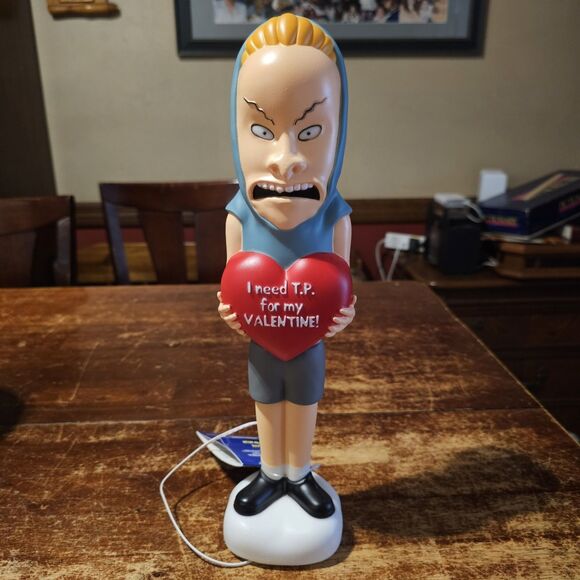 2026 Gemmy Beavis & Butthead Valentines Day Blow Mold Figure Beavis 14